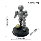 Athletic Figure Silver Bronze | Kelmera