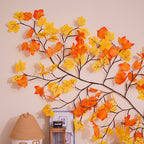 Autumn Decorative LED Maple Leaf Wall Garland | Kelmera