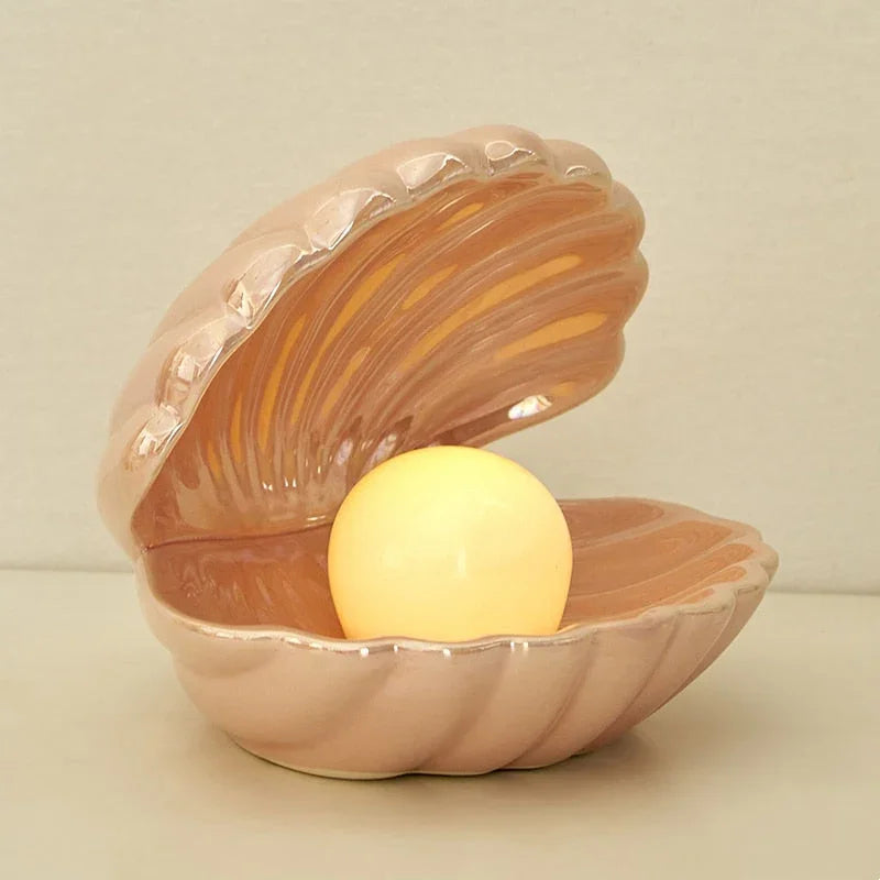 Cloudbrook Shell Table Lamp-Kelmera