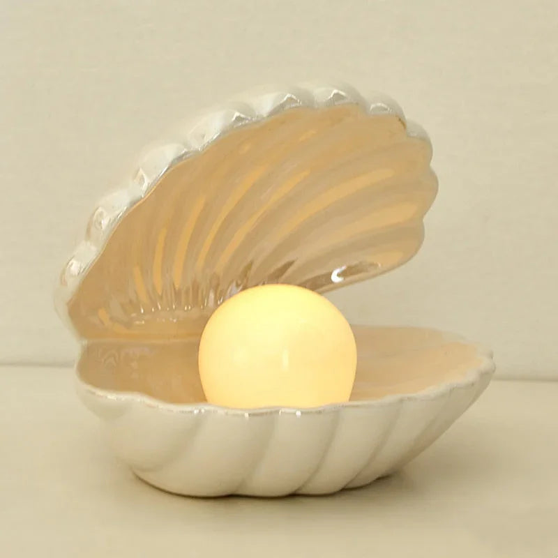 Cloudbrook Shell Table Lamp-Kelmera