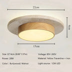 Avenra Travertine Ceiling Light