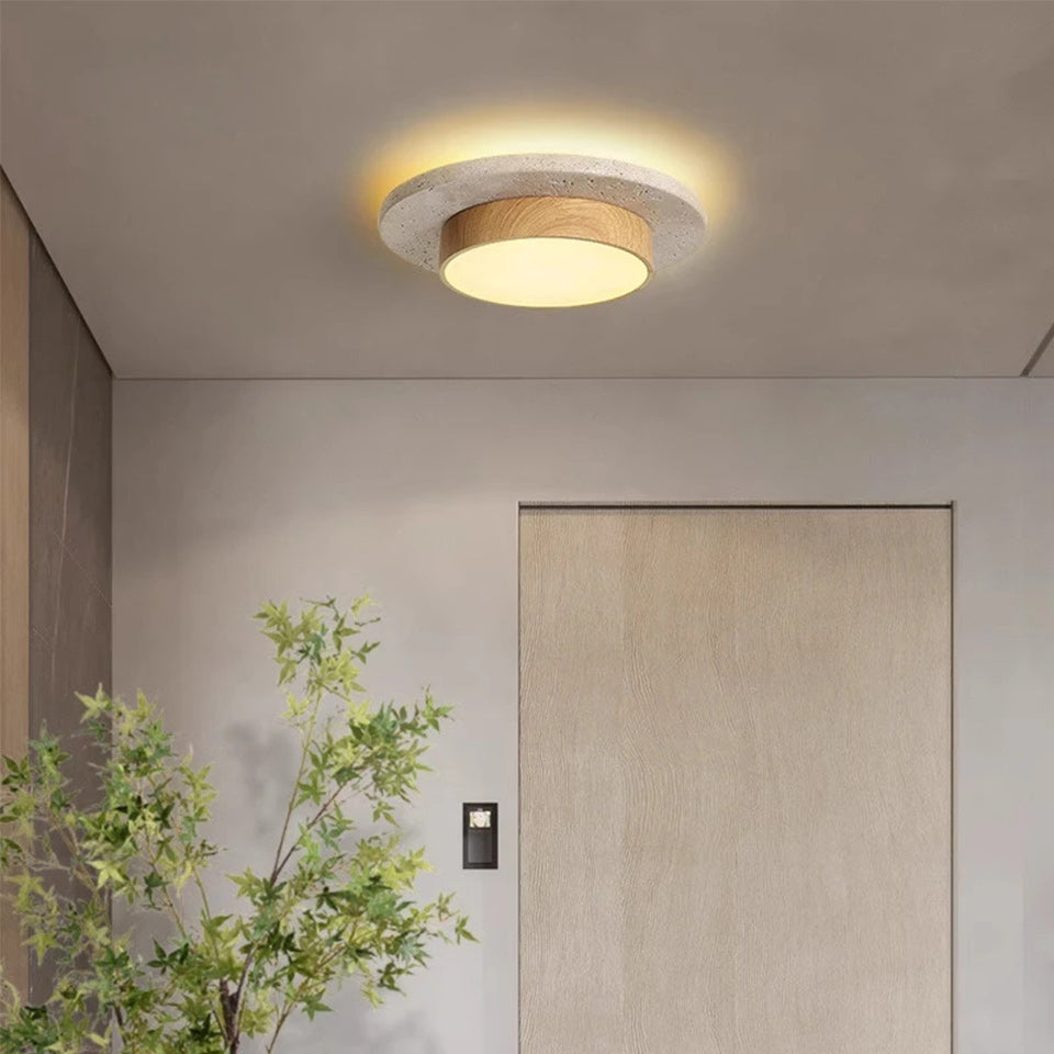 Avenra Travertine Ceiling Light