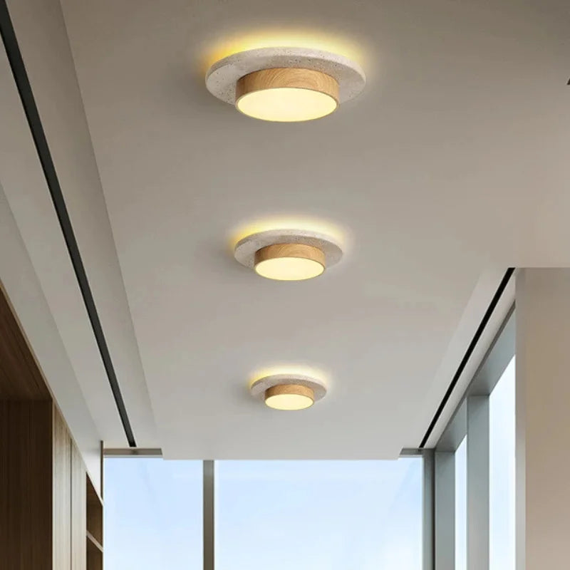 Avenra Travertine Ceiling Light