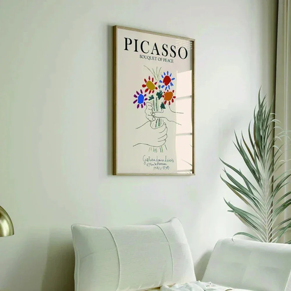 Haldor “Bouquet of Peace” Canvas Print-Kelmera