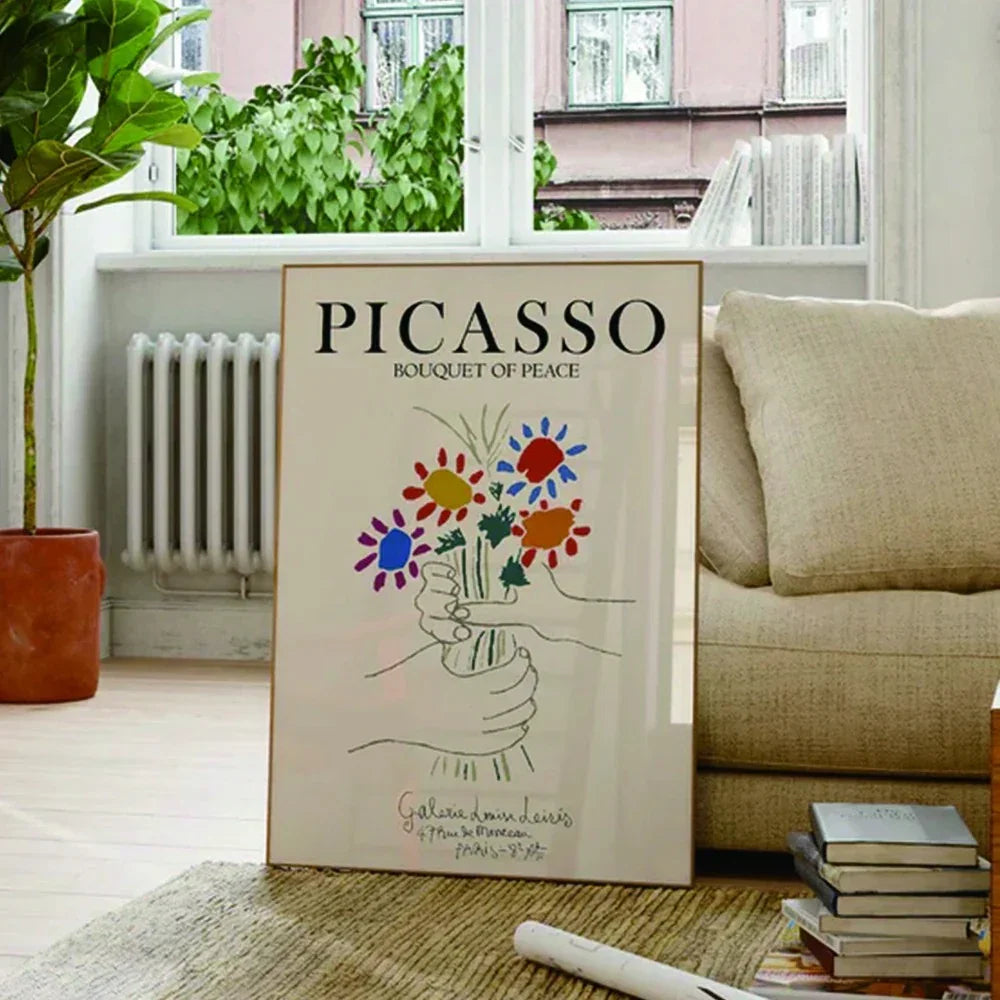 Haldor “Bouquet of Peace” Canvas Print-Kelmera