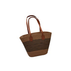 Basket Bag with Leather Handles | Kelmera