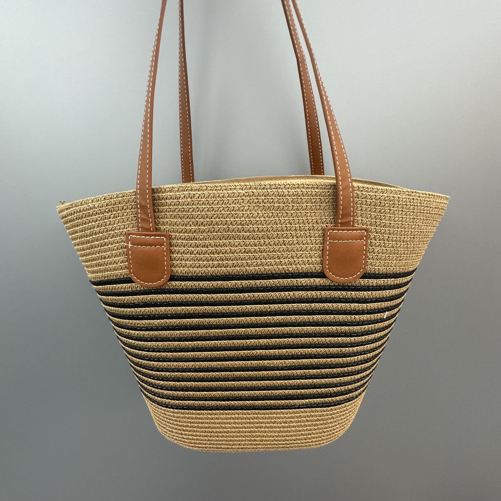 Basket Bag with Leather Handles | Kelmera