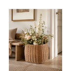 Basket for Stylish Storage Woven Natural Fiber | Kelmera