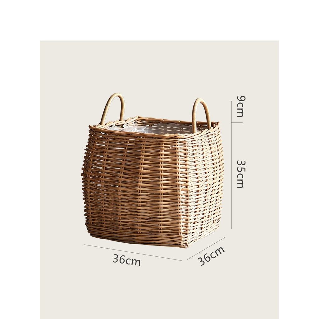 Basket for Stylish Storage Woven Natural Fiber | Kelmera