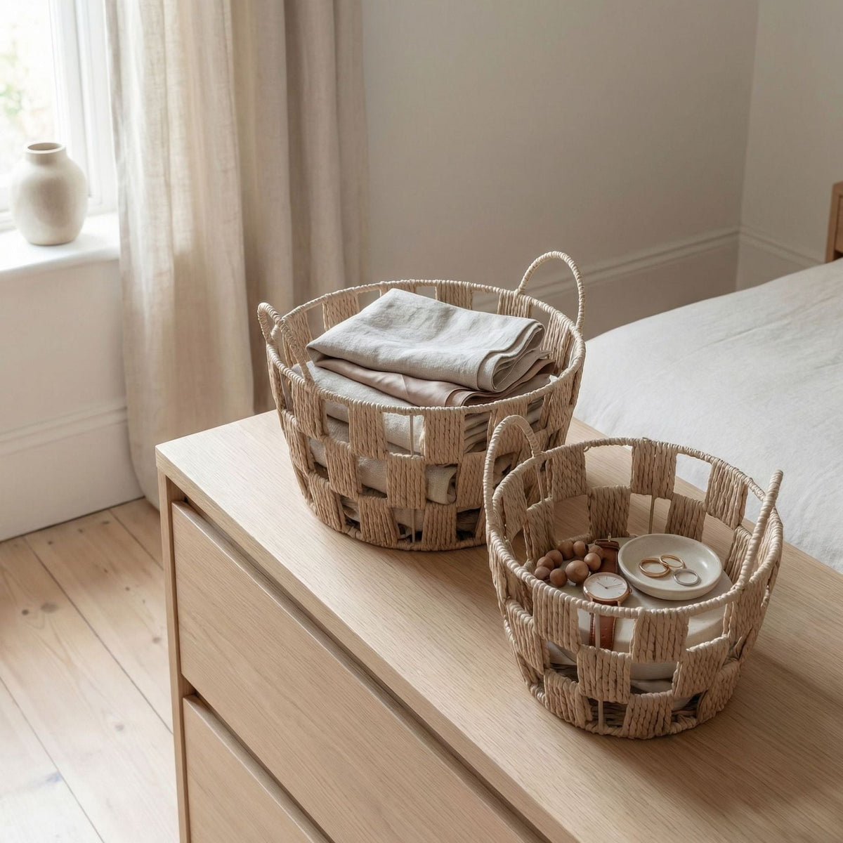 Basket Set with Handles | Kelmera
