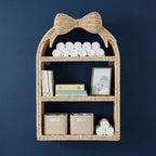 Basket Shelf with Bow Motif | Kelmera