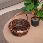 Basket Small Brown Distinctive Decorative Design | Kelmera