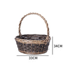 Basket Small Brown Distinctive Decorative Design | Kelmera