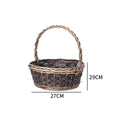 Basket Small Brown Distinctive Decorative Design | Kelmera