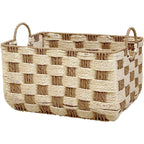 Basket with Decorative Honeycomb Design | Kelmera