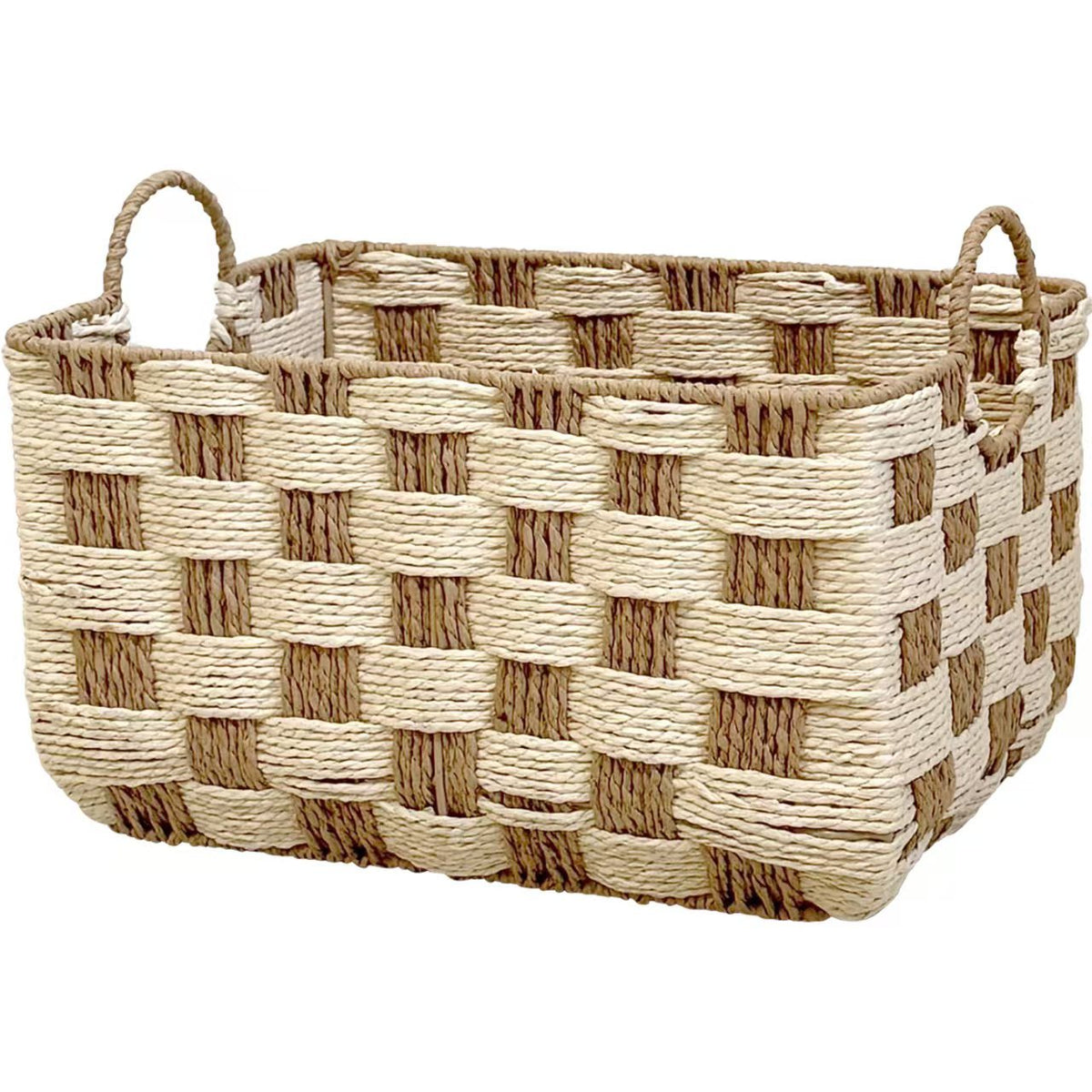 Basket with Decorative Honeycomb Design | Kelmera
