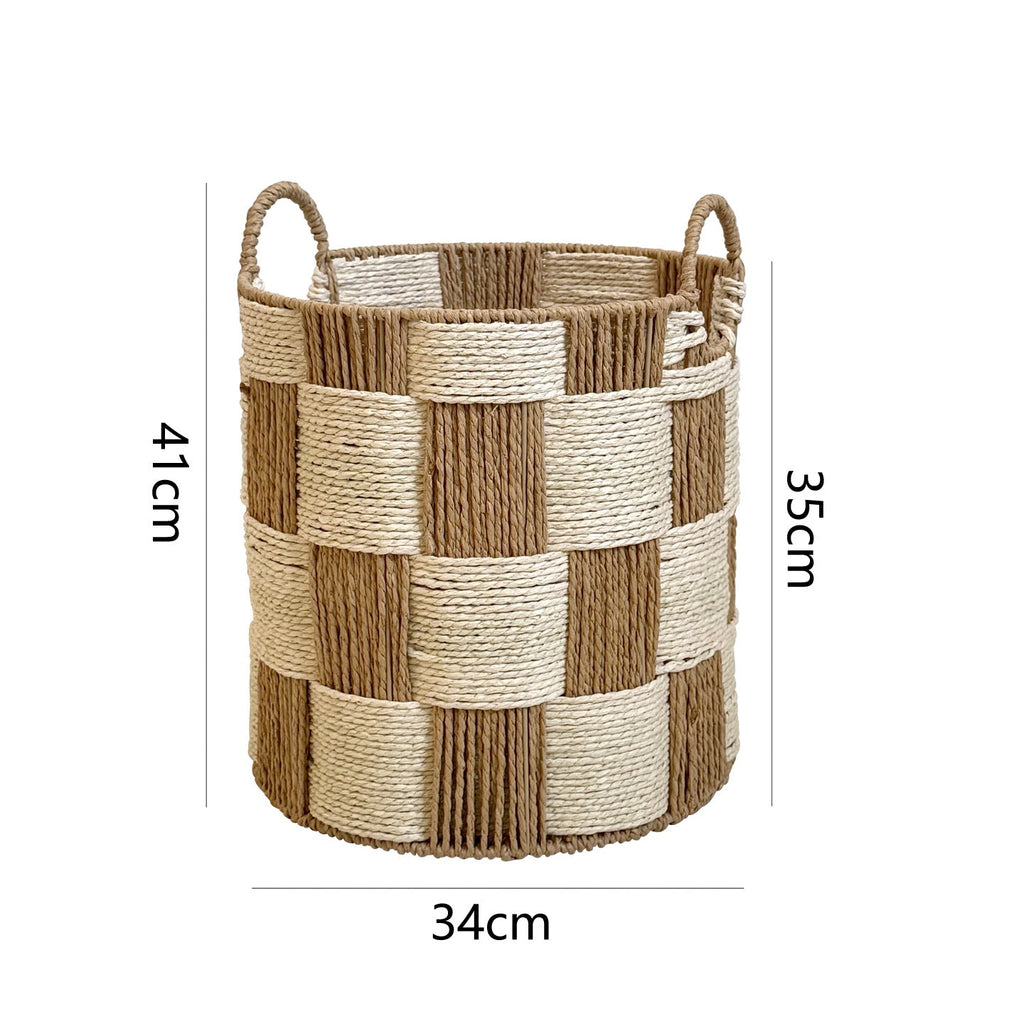 Basket with Decorative Honeycomb Design | Kelmera