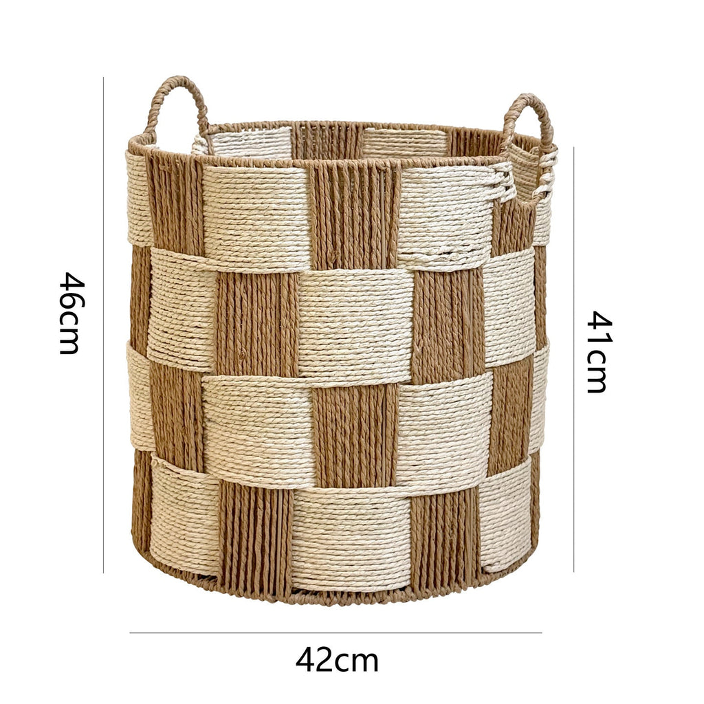 Basket with Decorative Honeycomb Design | Kelmera