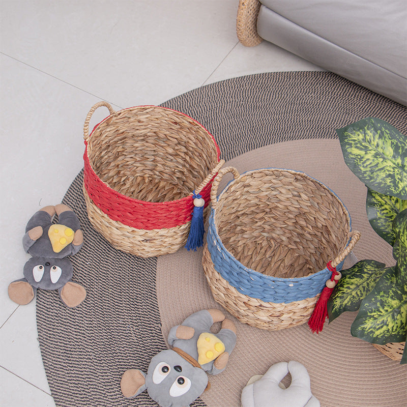 Basket with Drawstring and Tassel | Kelmera