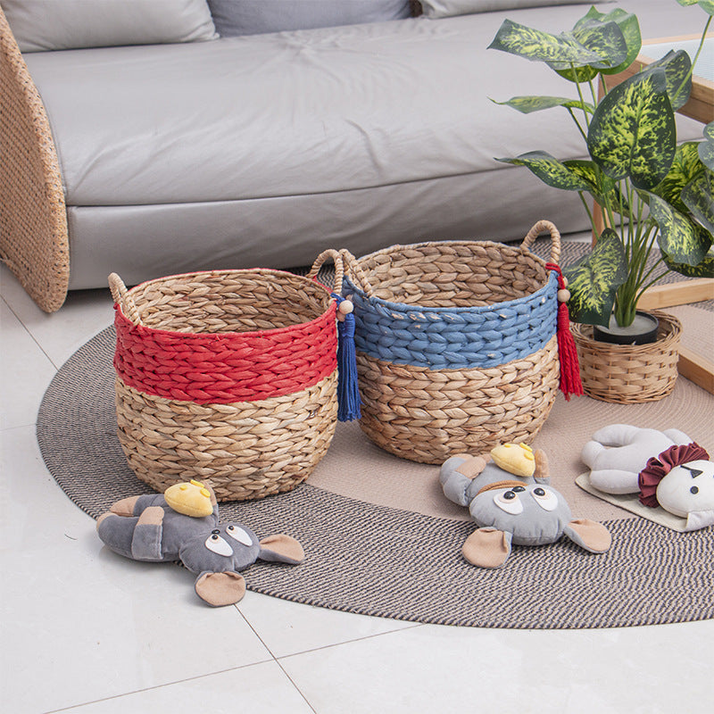 Basket with Drawstring and Tassel | Kelmera