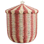 Basket with Lid and Decorative Design | Kelmera