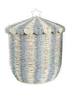 Basket with Lid and Decorative Design | Kelmera