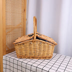 Basket with Lid Lidded Handwoven | Kelmera