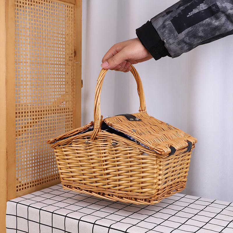 Basket with Lid Lidded Handwoven | Kelmera