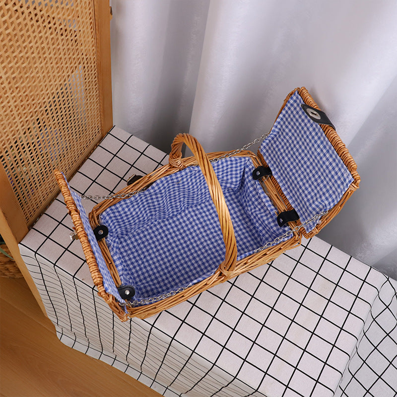 Basket with Lid Lidded Handwoven | Kelmera