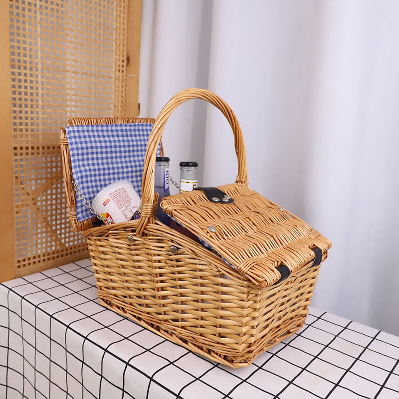 Basket with Lid Lidded Handwoven | Kelmera