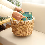 Basket with Macrame Accents | Kelmera