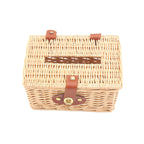 Basket with Practical Folding Mechanism and Leather Details | Kelmera