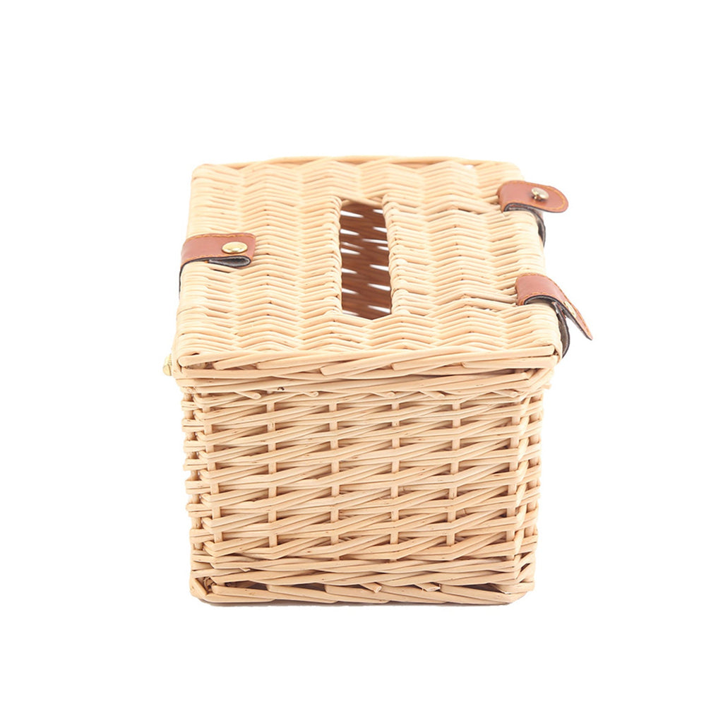Basket with Practical Folding Mechanism and Leather Details | Kelmera
