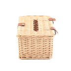 Basket with Practical Folding Mechanism and Leather Details | Kelmera