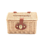 Basket with Practical Folding Mechanism and Leather Details | Kelmera