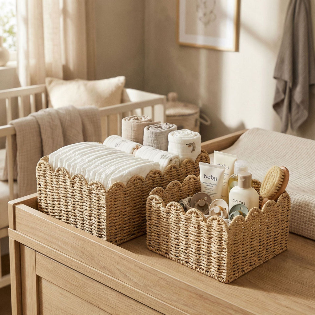 Basket with Wave Edge | Kelmera