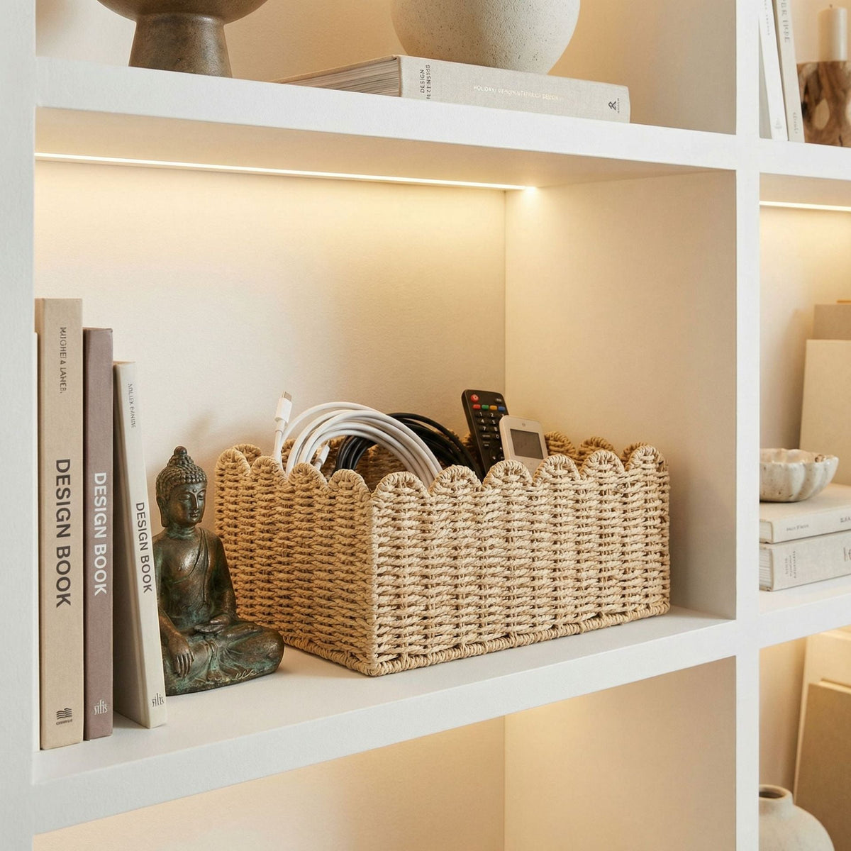 Basket with Wave Edge | Kelmera