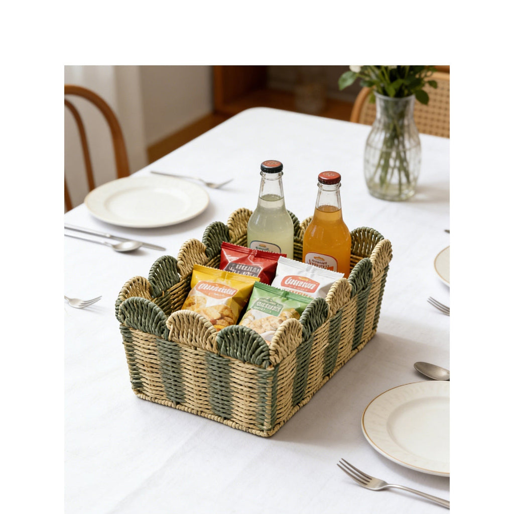 Basket Woven Natural Fiber Handcrafted | Kelmera