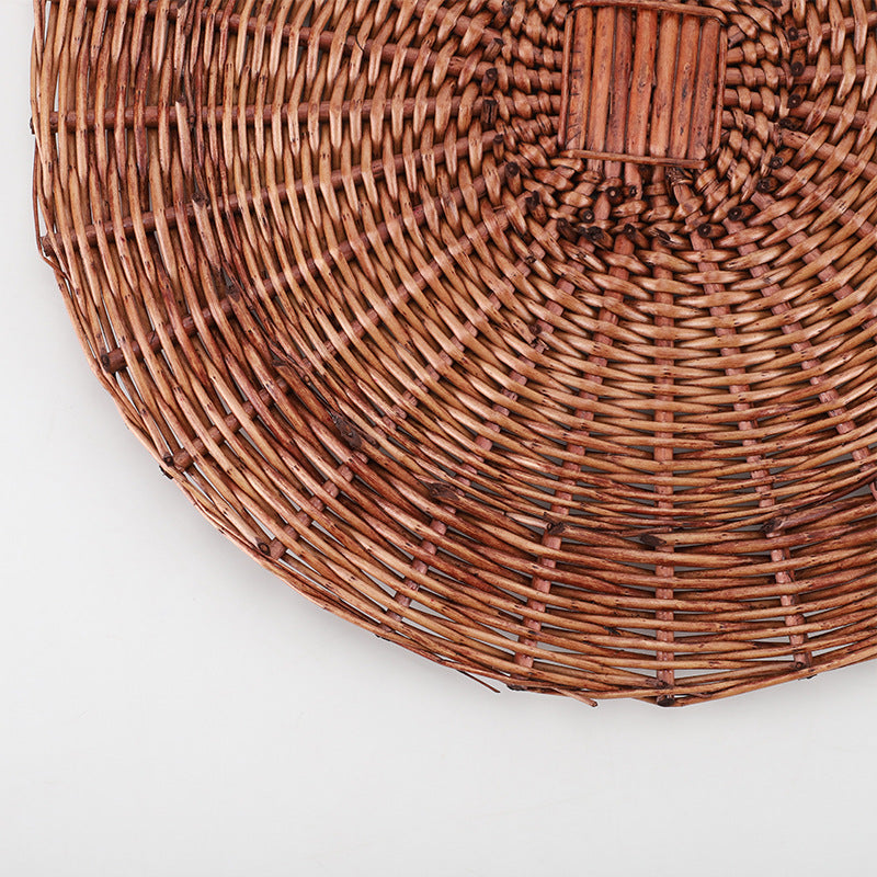 Bast Basket Woven Natural Fiber Soft Textile | Kelmera