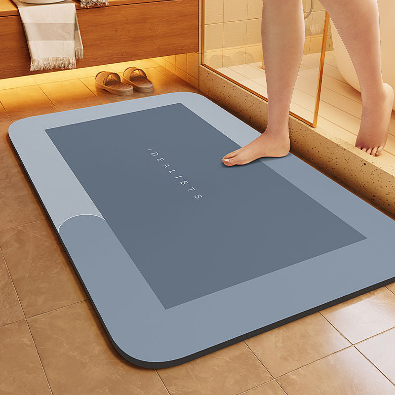Bath Mat Cyan Gray | Kelmera