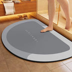 Bath Mat Cyan Gray | Kelmera