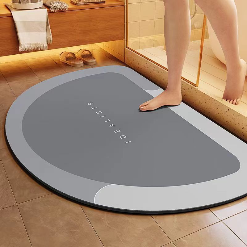 Bath Mat Cyan Gray | Kelmera