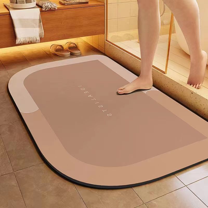 Bath Mat Cyan Gray | Kelmera