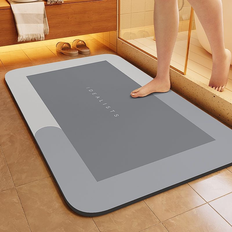 Bath Mat Cyan Gray | Kelmera