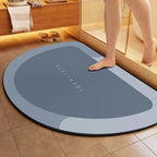 Bath Mat Cyan Gray | Kelmera