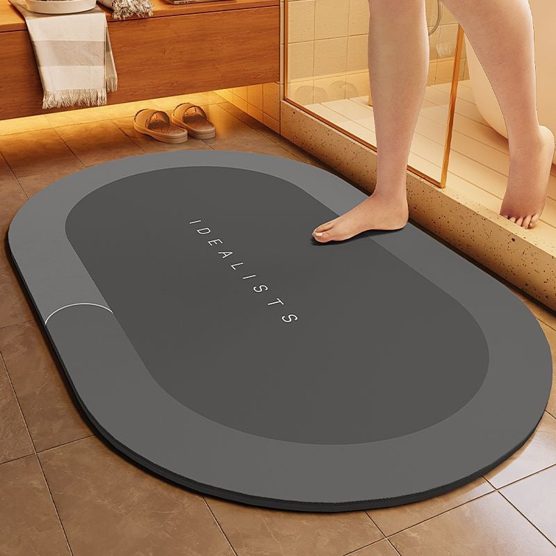 Bath Mat Cyan Gray | Kelmera