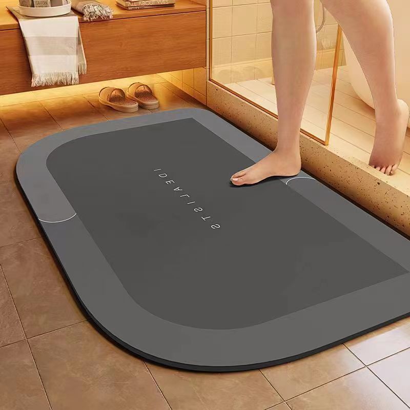 Bath Mat Cyan Gray | Kelmera