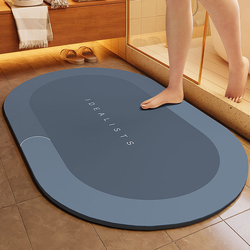 Bath Mat Cyan Gray | Kelmera