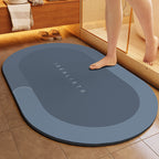 Bath Mat Cyan Gray | Kelmera