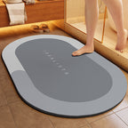 Bath Mat Cyan Gray | Kelmera